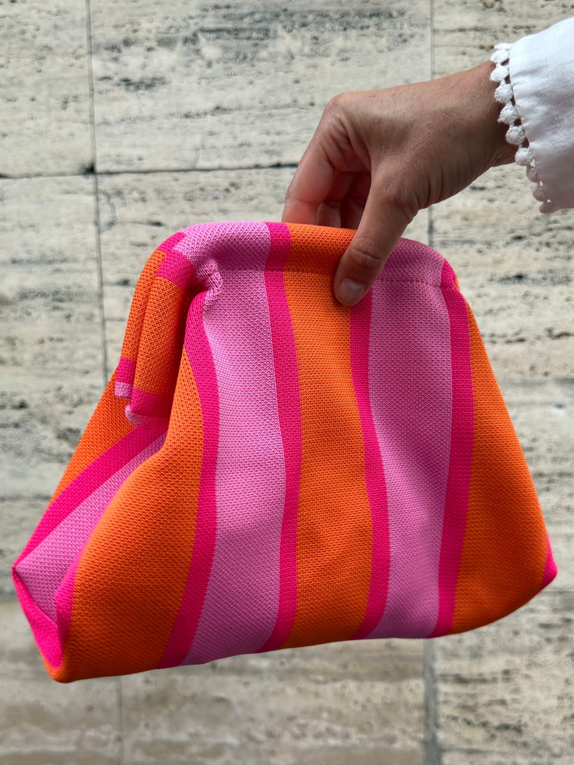 POCHETTE ARANCIO ROSA