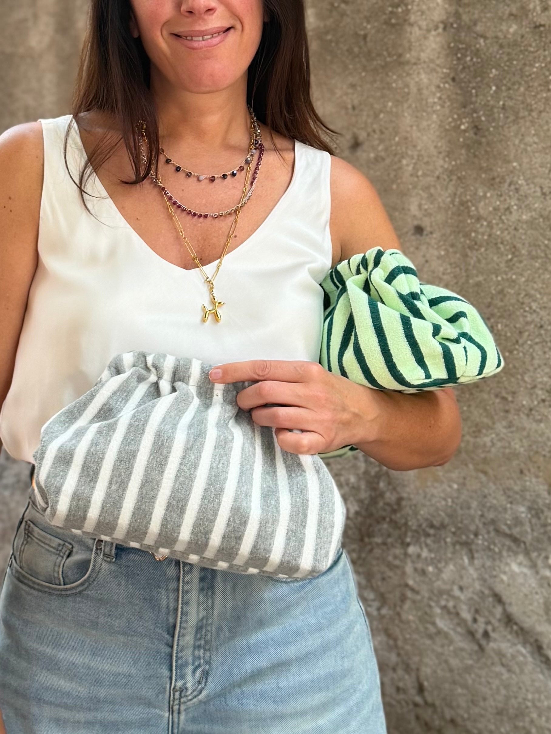 POCHETTE RIGATA