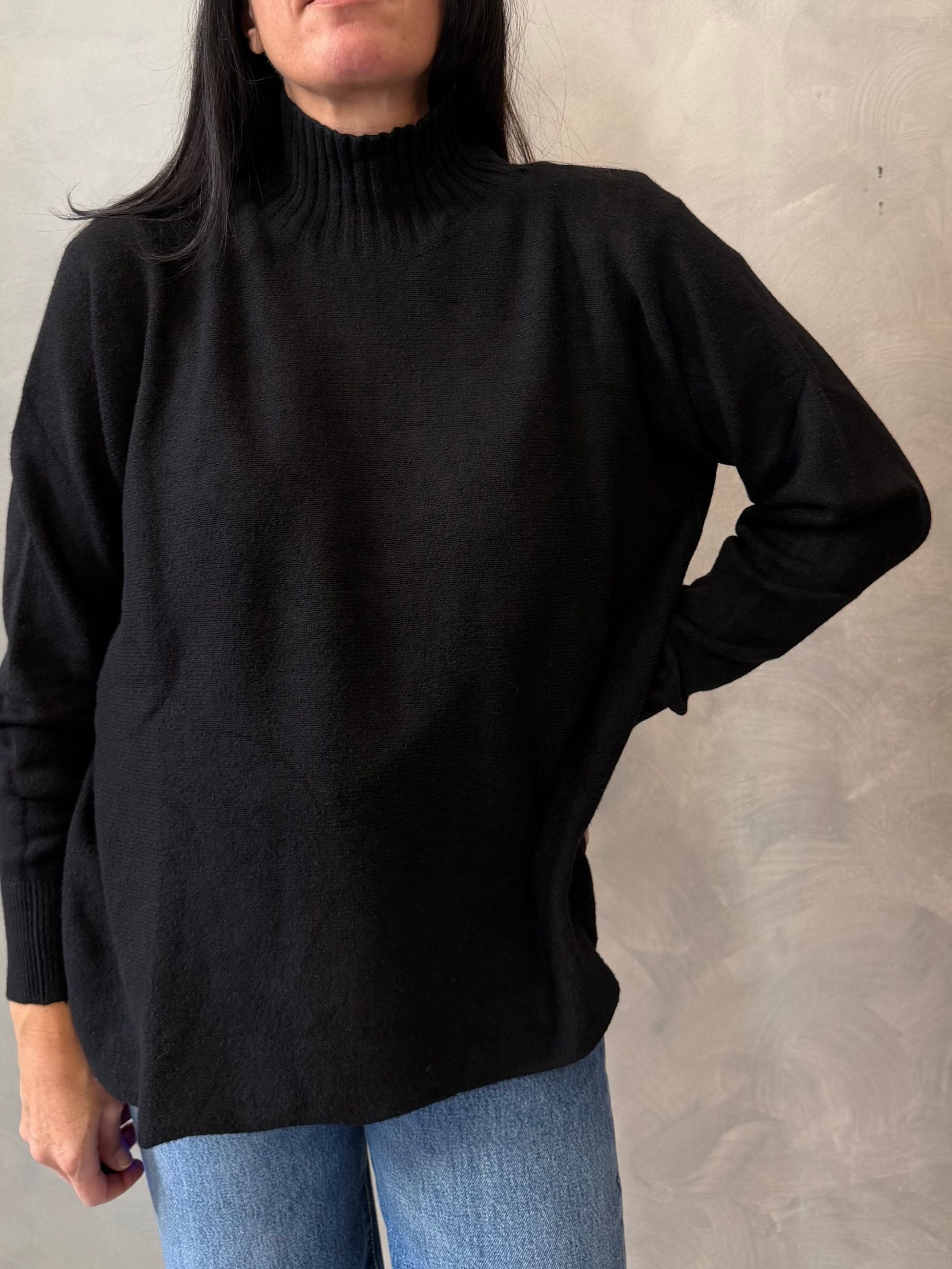 MAGLIA LUPETTO NERO