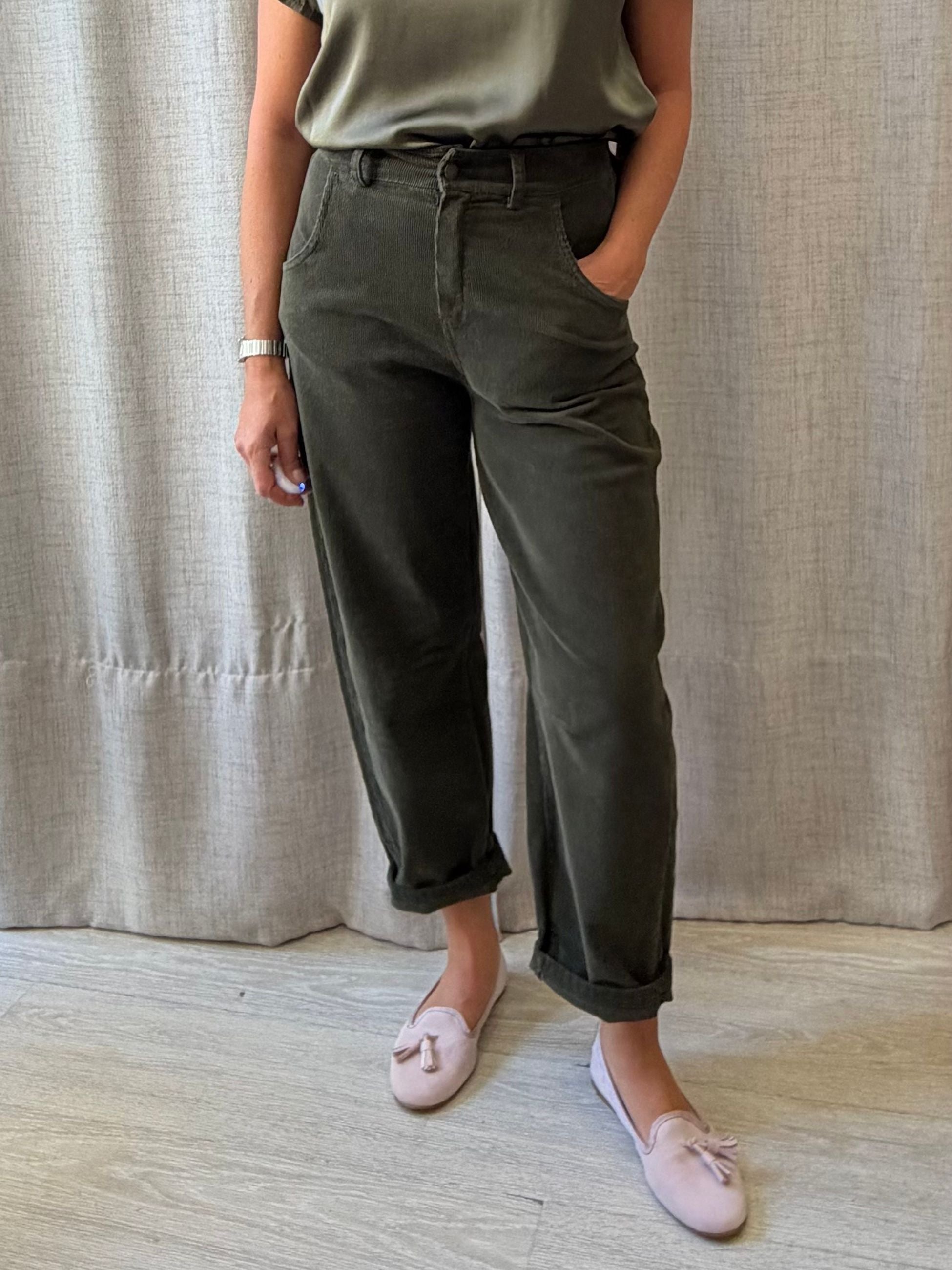 PANTA BARVEL GREEN
