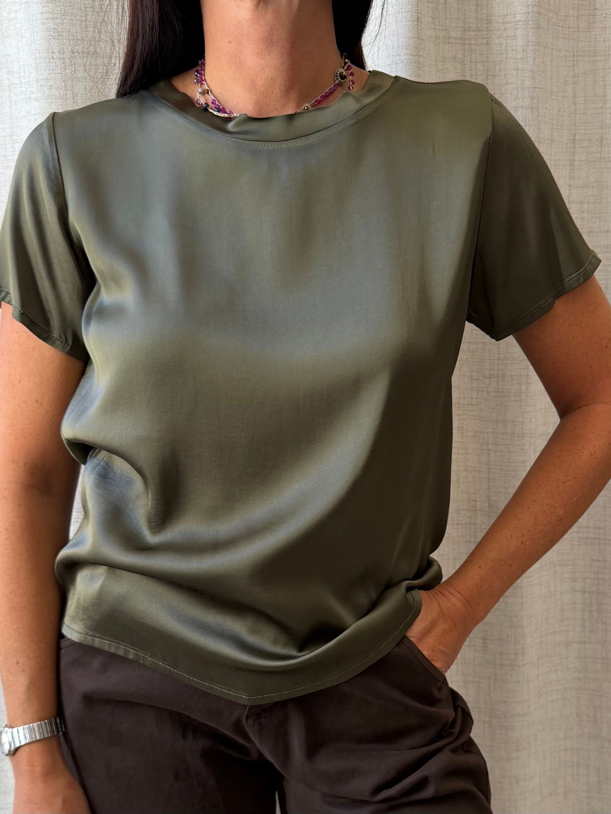 T-SHRT RASO  GREEN