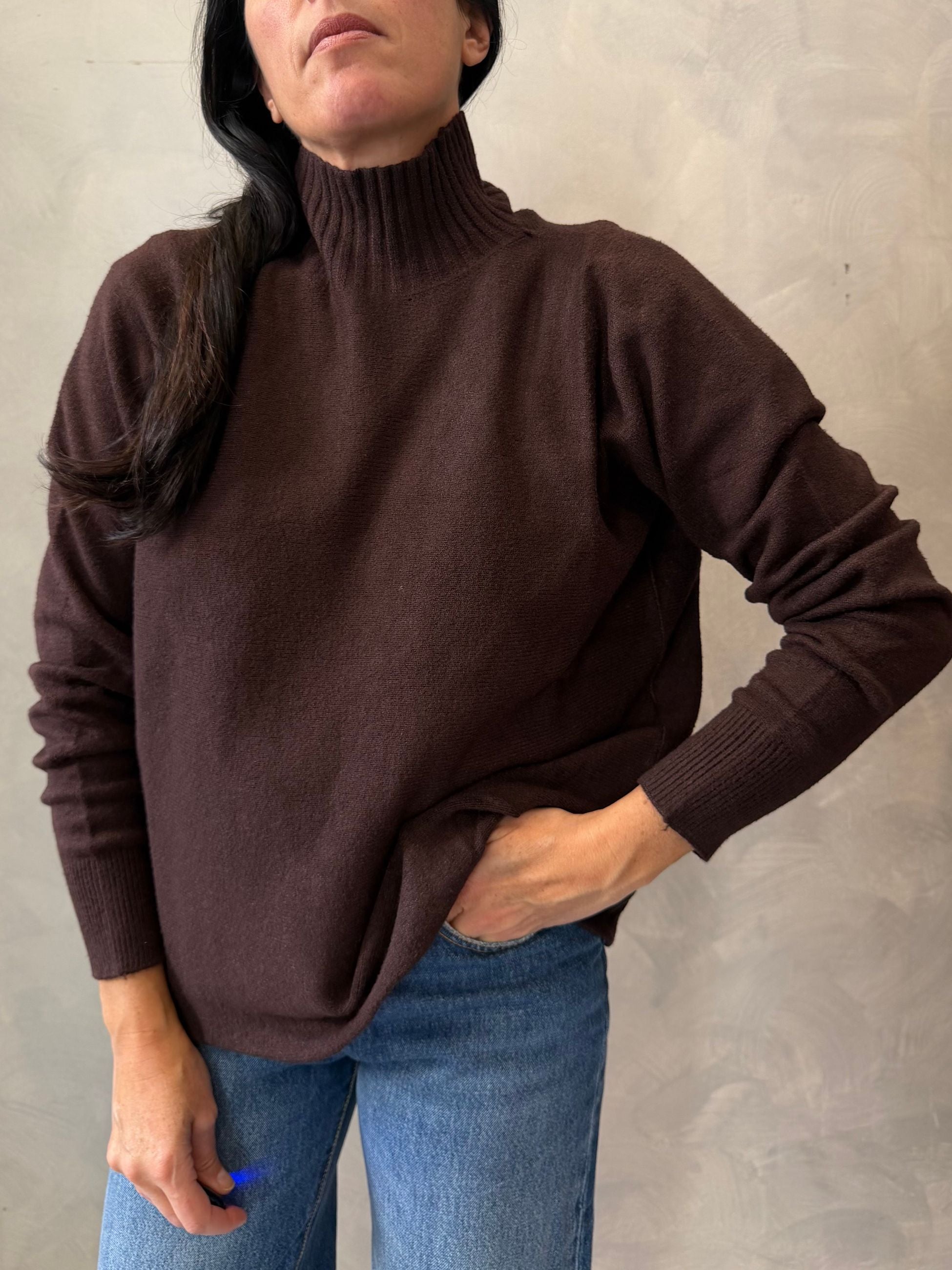MAGLIA LUPETTO CHOCO